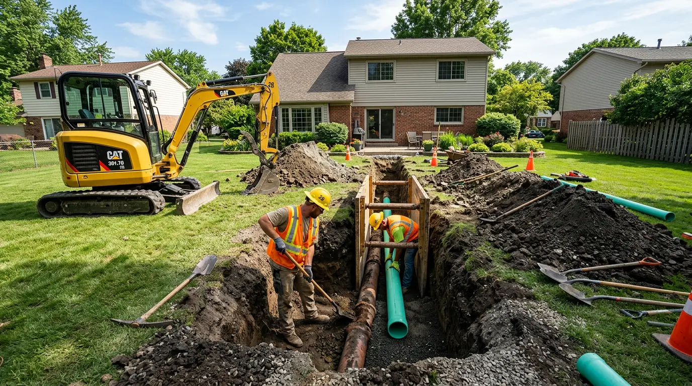 Sewer Line Repair in Springfield, OH